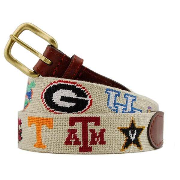 Smathers & Branson Belt SEC Needlepoint Belt