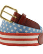 Smathers & Branson Belt Stars and Stripes Needlepoint Belt