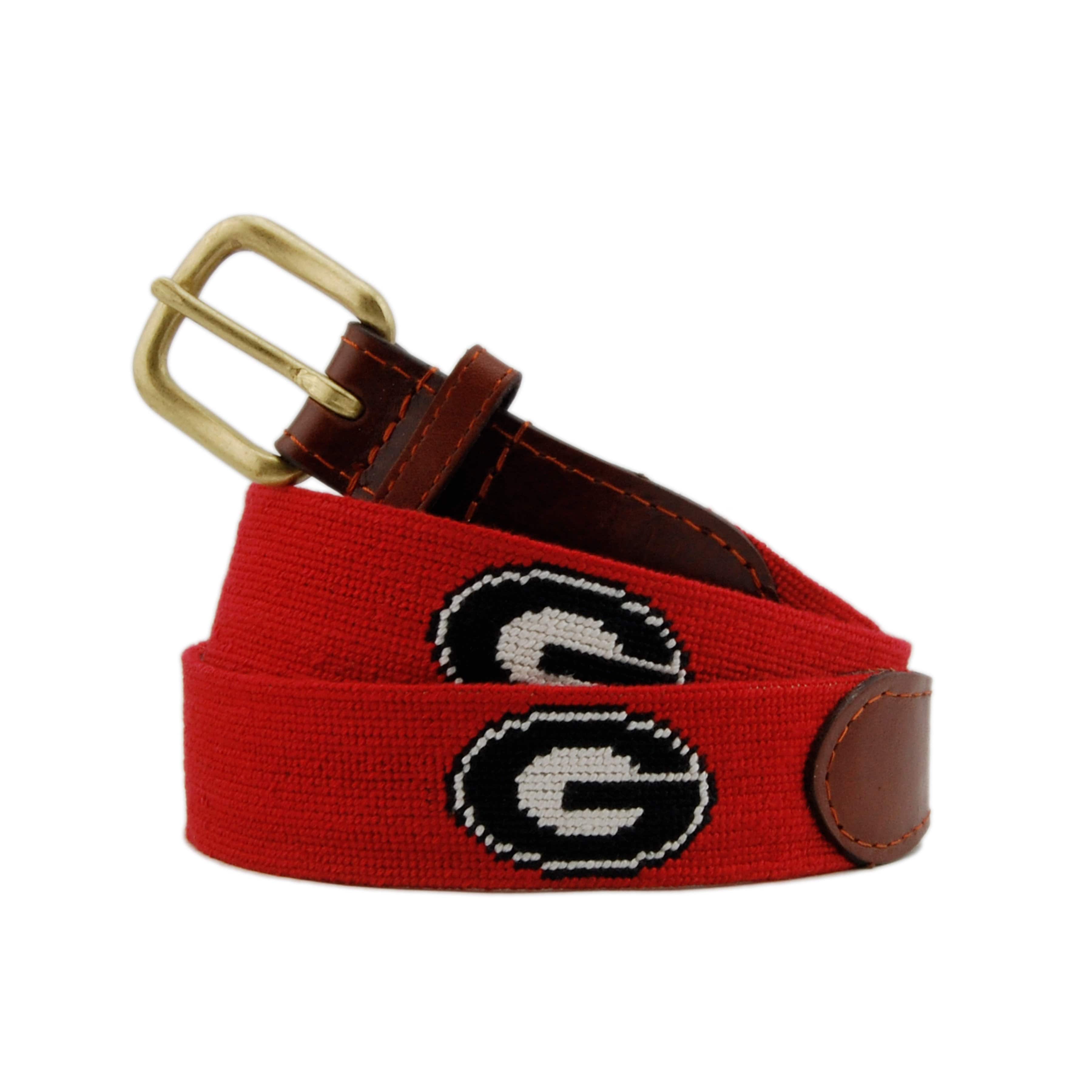 Smathers & Branson Belt University of Georgia Needlepoint Belt