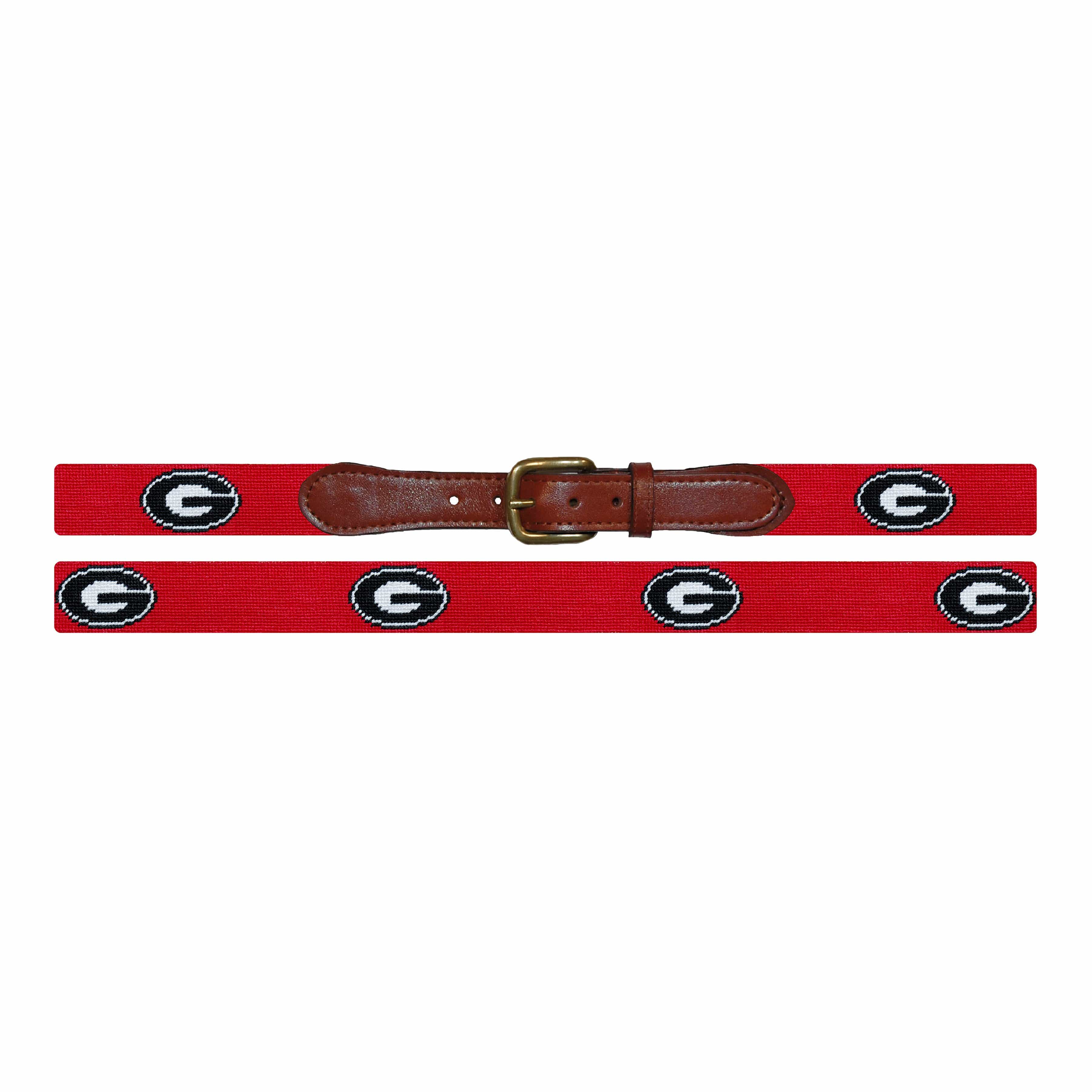 Smathers & Branson Belt University of Georgia Needlepoint Belt