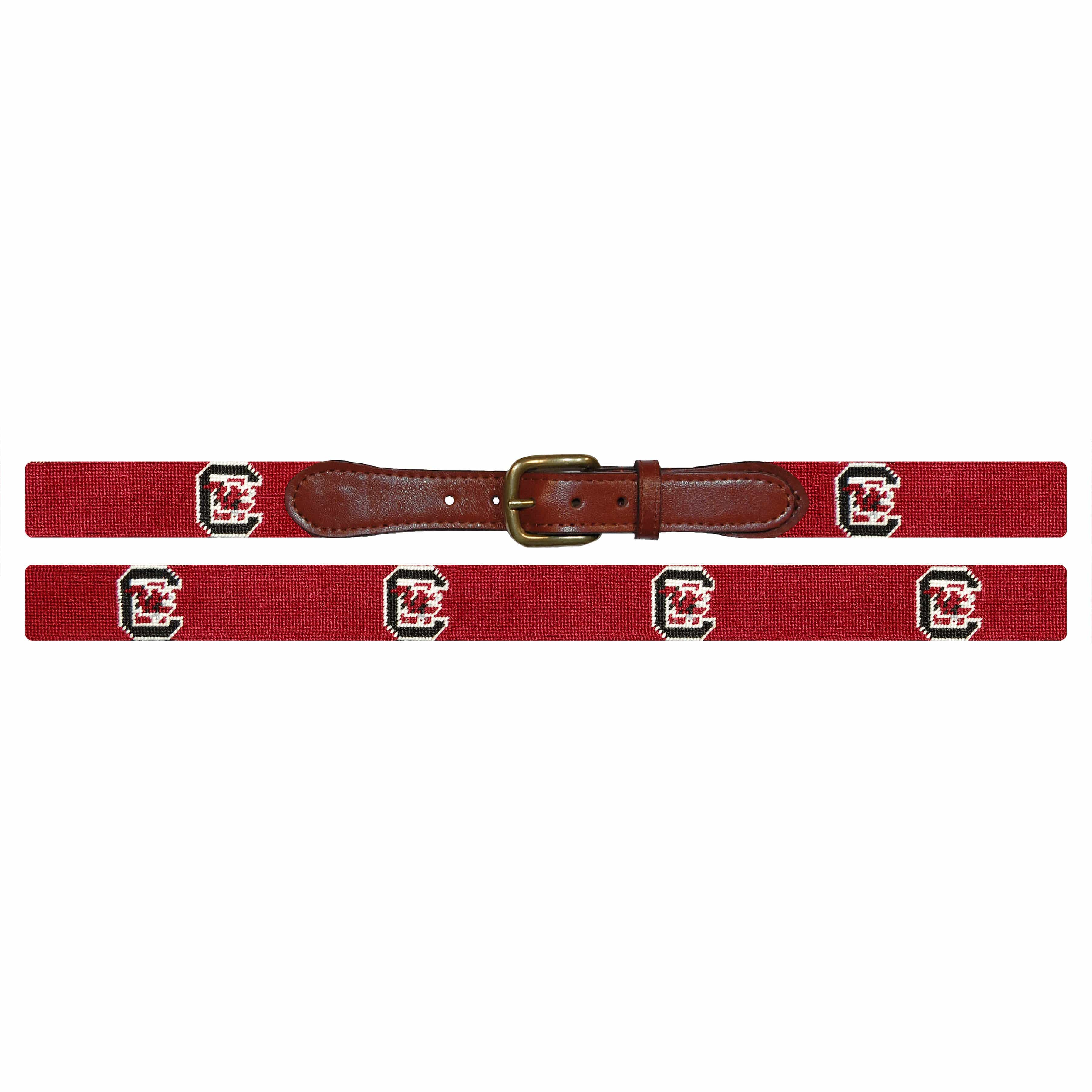 Smathers & Branson Belt University of South Carolina Needlepoint Belt