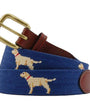 Smathers & Branson Belt Yellow Lab Needlepoint Belt
