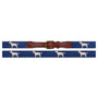 Smathers & Branson Belt Yellow Lab Needlepoint Belt