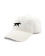 Smathers & Branson Hats Black Lab Needlepoint Hat- White