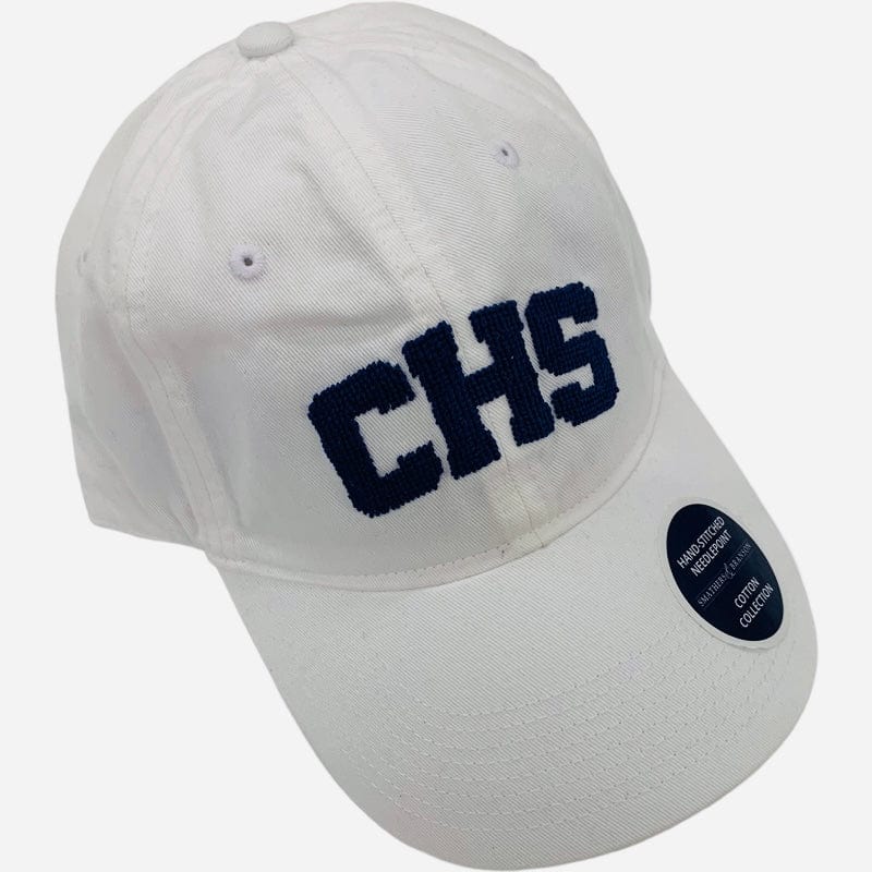 Smathers & Branson Hats CHS Needlepoint Hat- White