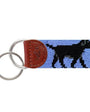 Smathers & Branson Small Leather Goods Black Lab Key Fob