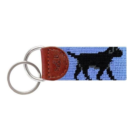 Smathers & Branson Small Leather Goods Black Lab Key Fob