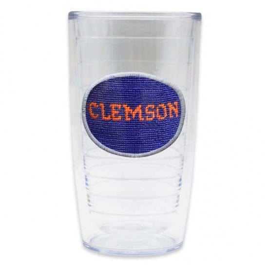 Smathers & Branson Small Leather Goods Clemson Needlepoint Tervis Tumbler
