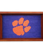 Smathers & Branson Small Leather Goods Clemson Valet Tray
