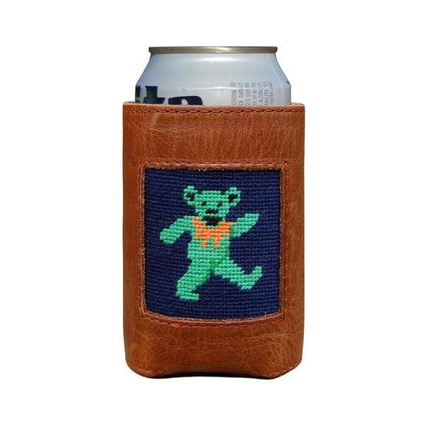 Smathers & Branson Small Leather Goods Dancing Bears Can Cooler