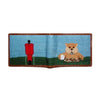 Smathers & Branson Small Leather Goods Gopher Golf Needlepoint Wallet