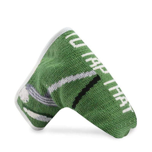 Smathers & Branson Small Leather Goods I'd Tap That Needlepoint Putter Cover