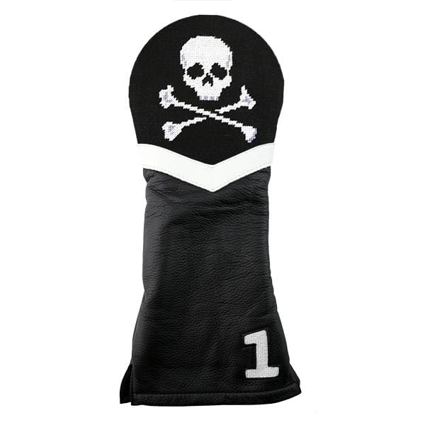 Smathers & Branson Small Leather Goods Jolly Roger Driver Cover