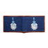 Smathers & Branson Small Leather Goods The Citadel Needlepoint Bi-Fold Wallet