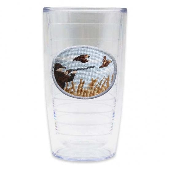 Smathers & Branson Small Leather Goods Upland Shoot Needlepoint Tervis Tumbler
