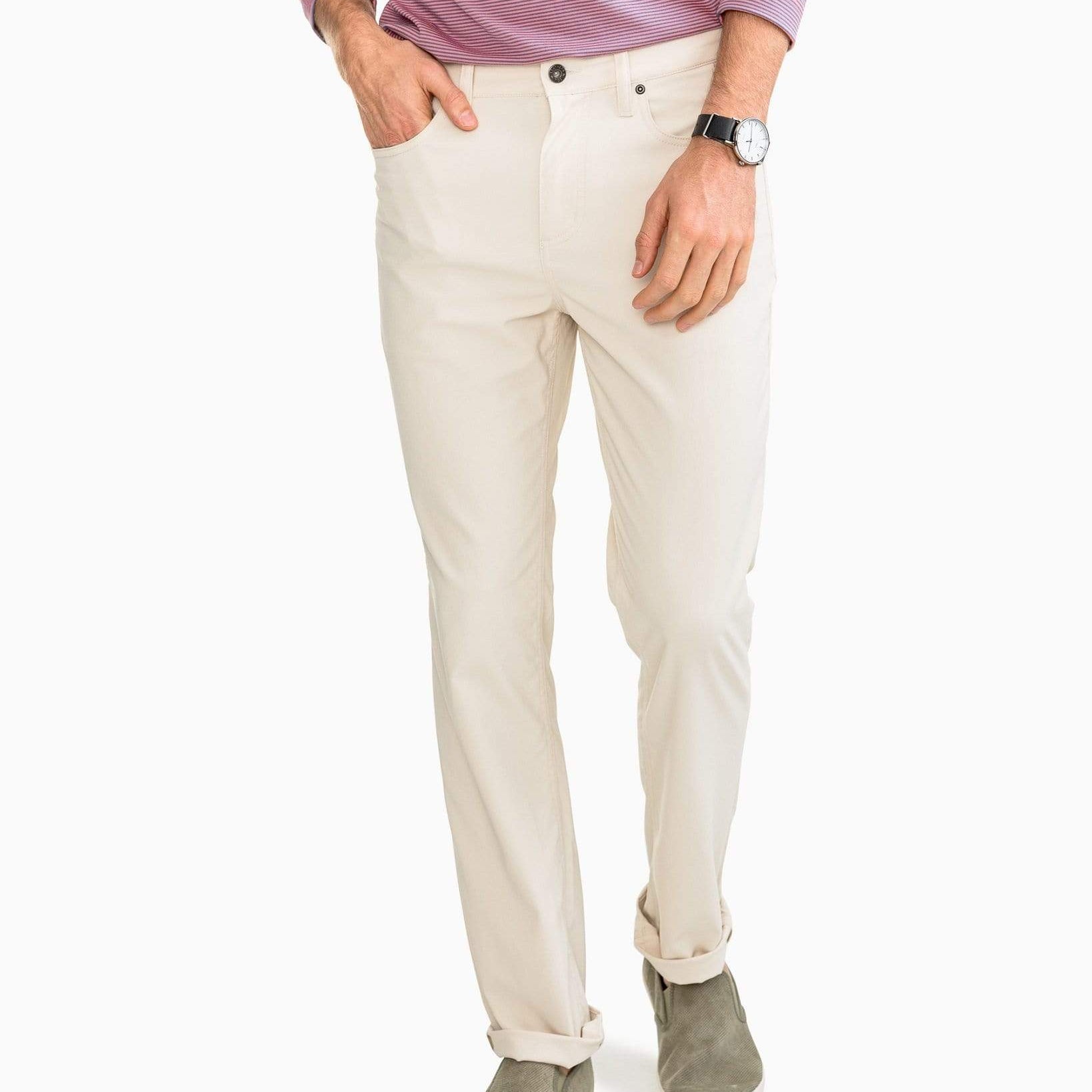 Southern Tide 5-Pockets Intercoastal Performance Pants Stone