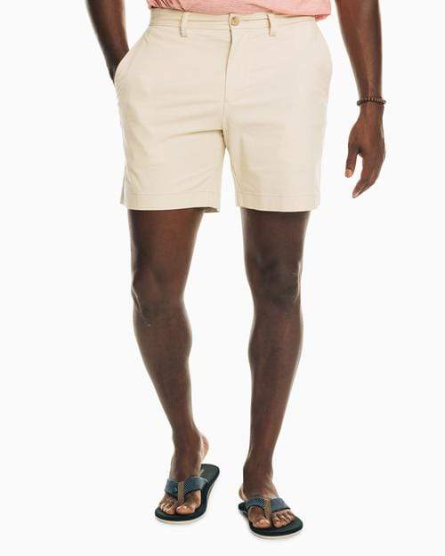 Southern Tide Shorts The New Channel Marker Short- Light Khaki 7in