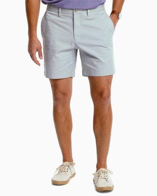 Southern Tide Shorts The New Channel Marker Short- Seagull Grey 7in