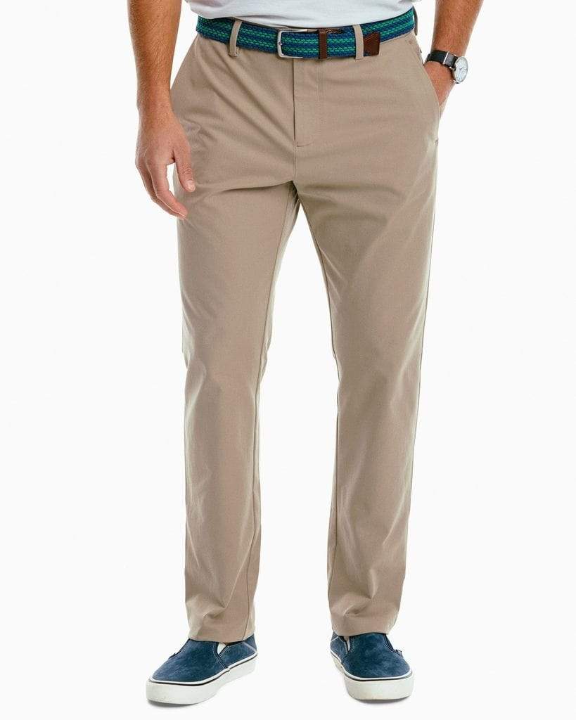 Southern Tide Trousers Jack Performance Pant- Sandstone