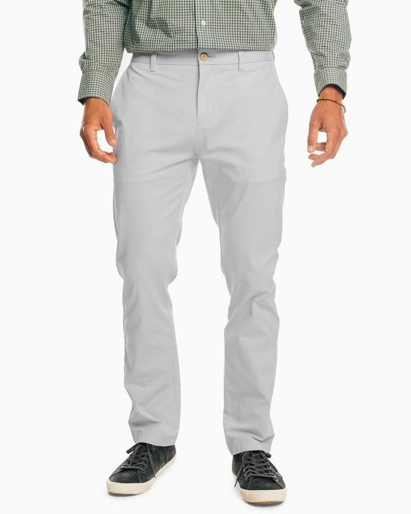 Southern Tide Trousers The New Channel Marker Chino Pant- Seagull Grey