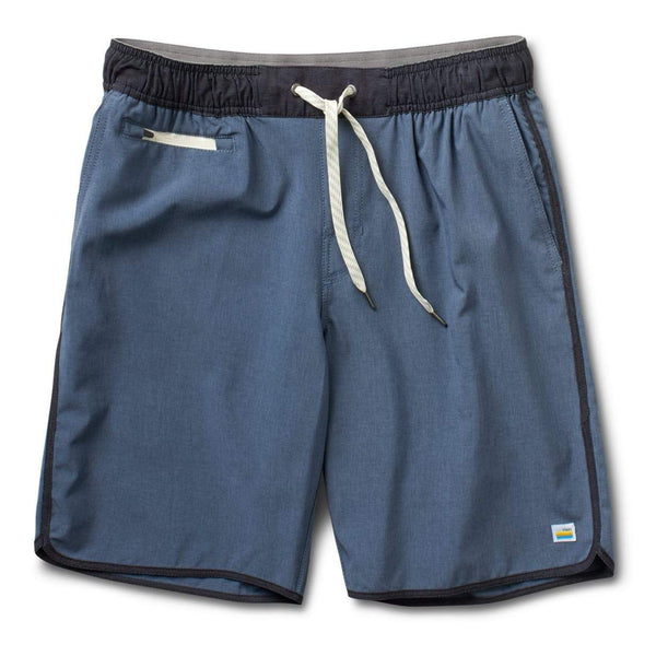 Vuori Shorts Banks Short- Azure Linen Texture